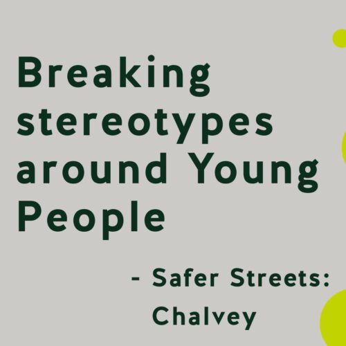 Breaking stereotypes around young people graphic